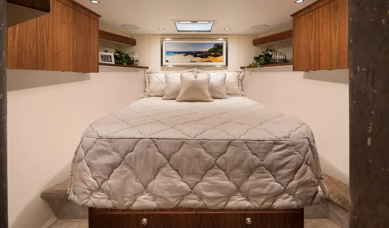 Slide: The Image of Viking 68 Enclosed Bridge - VIP Forward Stateroom 2026 Viking 68 Enclosed Bridge - 5609740