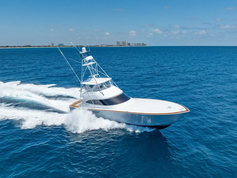 Slide: The Image of Viking 74 Convertible - Running Exterior Profile 2026 Viking 74 Convertible - 5610007