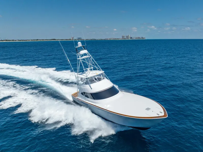 Slide: The Image of Viking 74 Convertible - Running Exterior Profile 2026 Viking 74 Convertible - 5610008