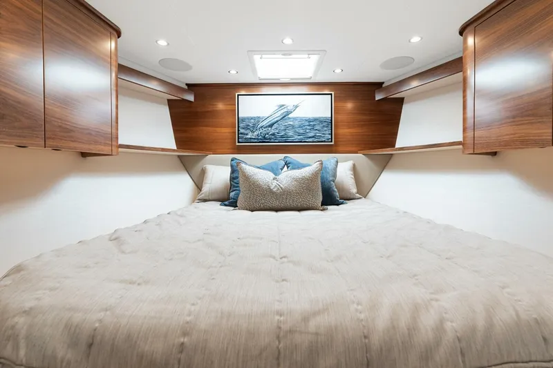 Slide: The Image of Viking 74 Convertible - Forward VIP Stateroom 2026 Viking 74 Convertible - 5610010
