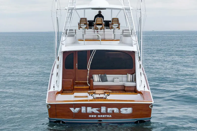 Slide: The Image of Viking 82 Convertible - Transom 2026 Viking 82 Convertible - 5610376