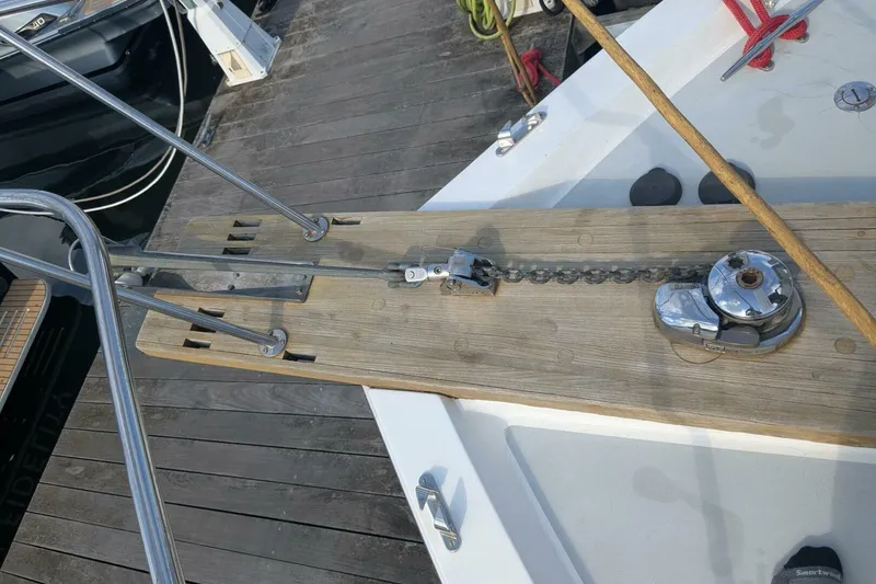 Slide: The Image of Cape Dory 36 Flybridge Sedan Fast Trawler 1988 - 5611065