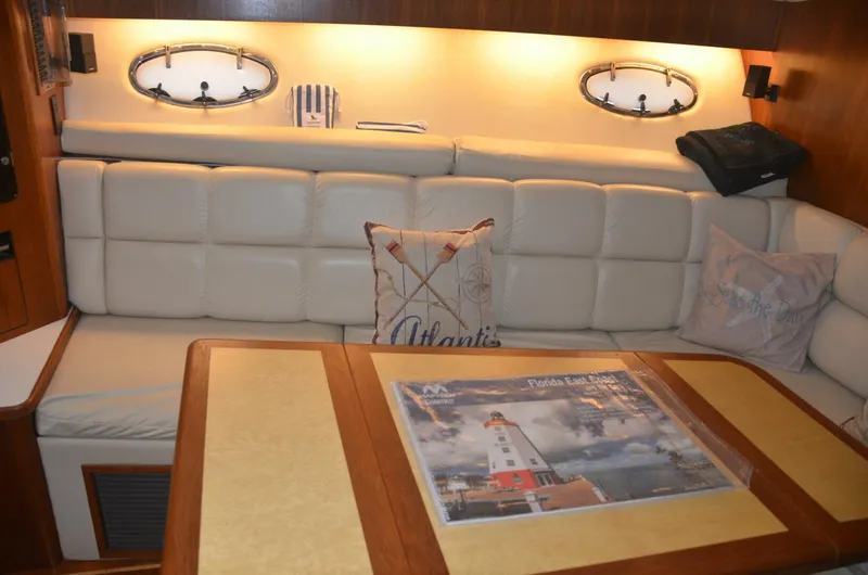 Slide: The Image of Cabin Seating and Table 2001 Tiara Yachts 4100 Open Sea Time - 5615685