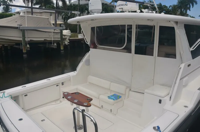 Slide: The Image of Cockpit 2001 Tiara Yachts 4100 Open Sea Time - 7011917
