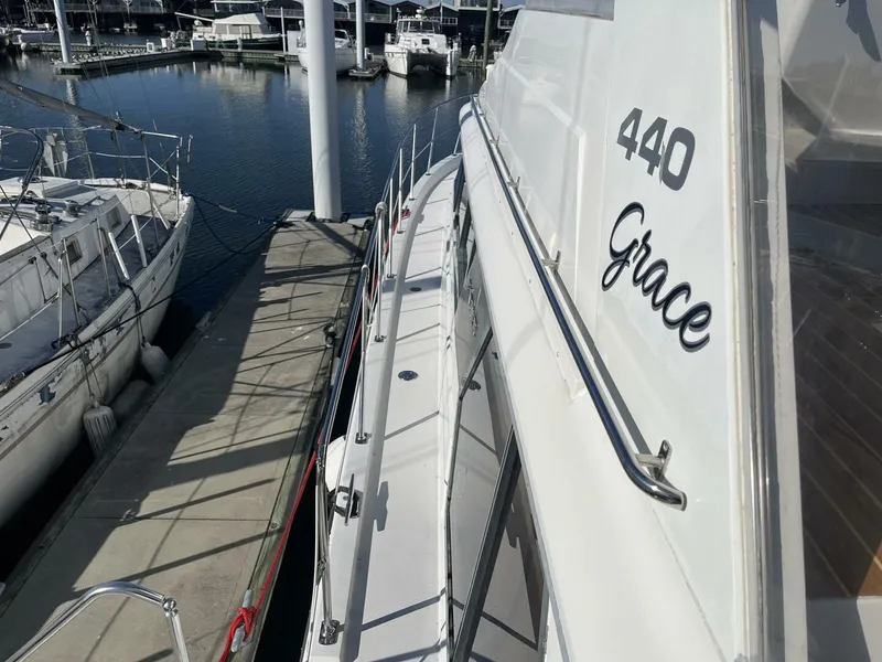 Slide: The Image of Carver 440 Aft Cabin Side deck - 5733463