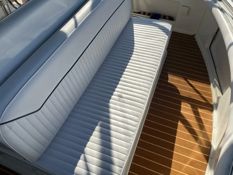 Slide: The Image of Carver 440 Aft Cabin Helm Seating - 5733457
