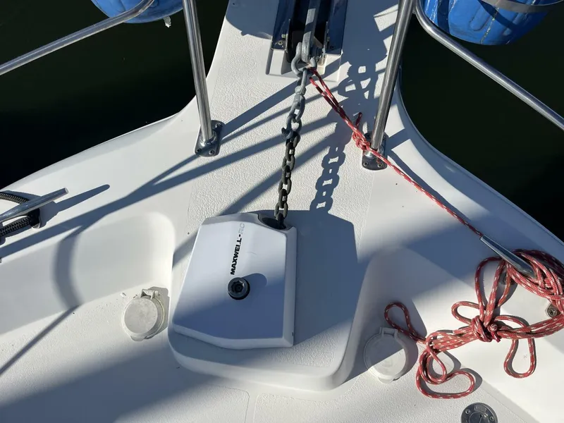 Slide: The Image of Carver 440 Aft Cabin Electric Windlass - 5733470