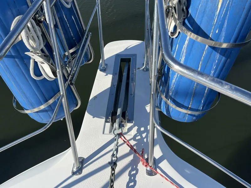 Slide: The Image of Carver 440 Aft Cabin Fender Holders and Anchor - 5733472