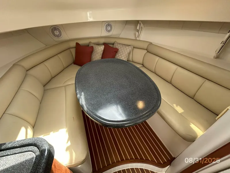 Slide: The Image of 31' Boston Whaler cabin settee - 5623957