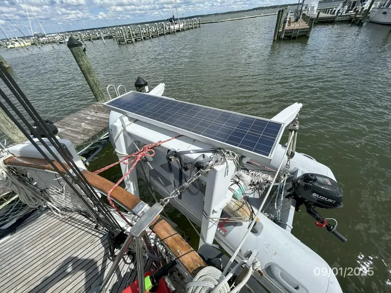 Slide: The Image of 40' Nauticat aft solar panel - 5625983