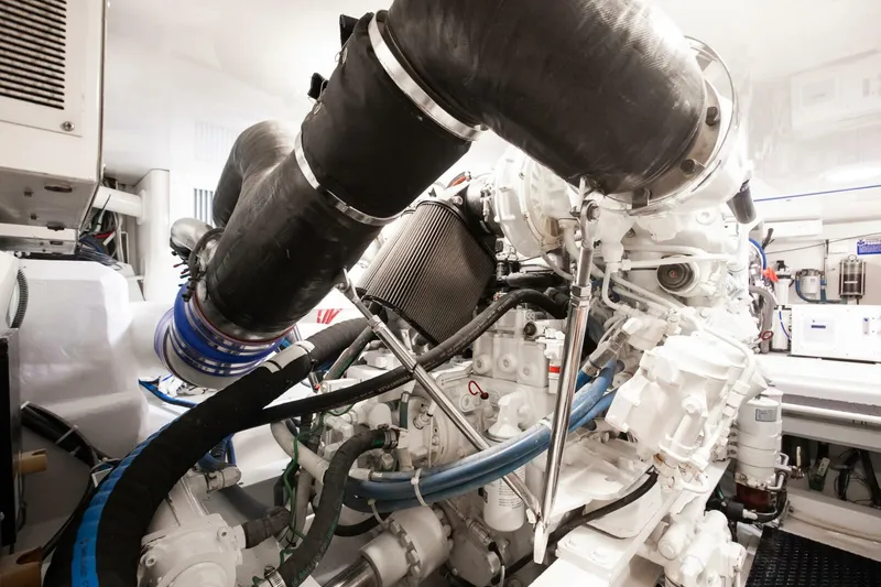 Slide: The Image of Viking 54 No Worries II - Engine Room 2009 Viking 54 No Worries II - 5627685