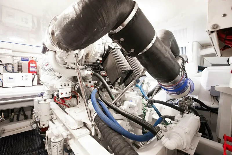 Slide: The Image of Viking 54 No Worries II - Engine Room 2009 Viking 54 No Worries II - 5627686