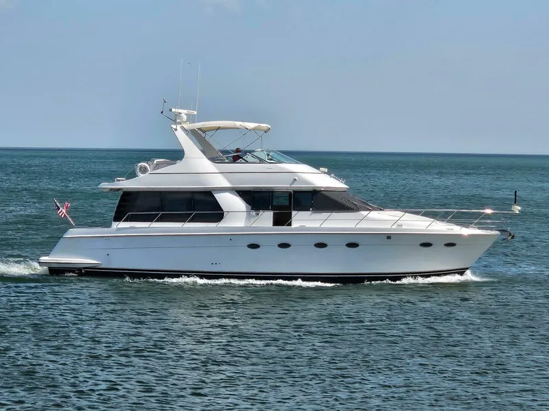 Slide: The Image of Carver Yachts 530 Voyager Pilothouse 1999 - 5628853