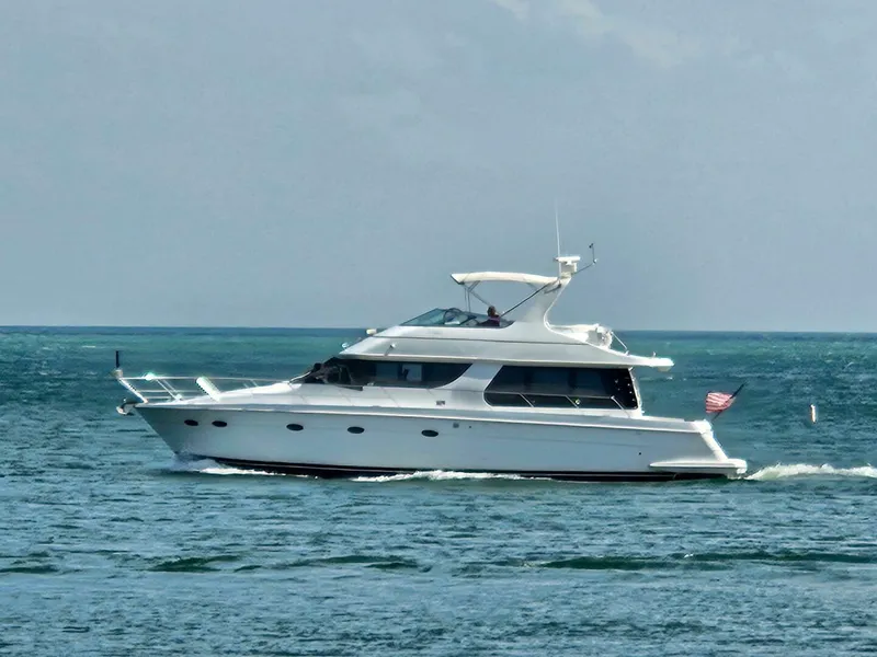 Slide: The Image of Carver Yachts 530 Voyager Pilothouse 1999 - 5628854
