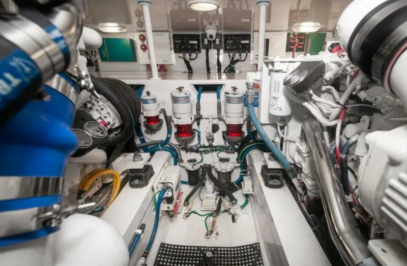 Slide: The Image of 2012 Viking 42 Convertible  Engine Room - 5632282