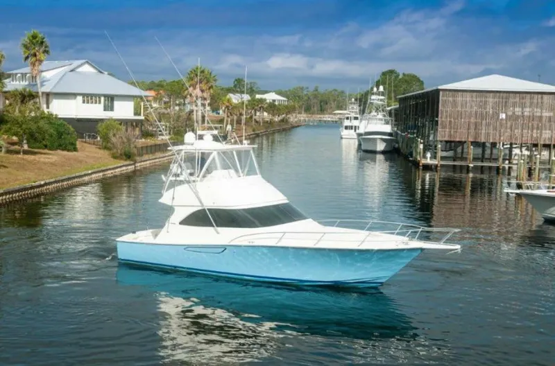 Slide: The Image of 2012 Viking 42 Convertible  Stbd Profile 2 - 5632289
