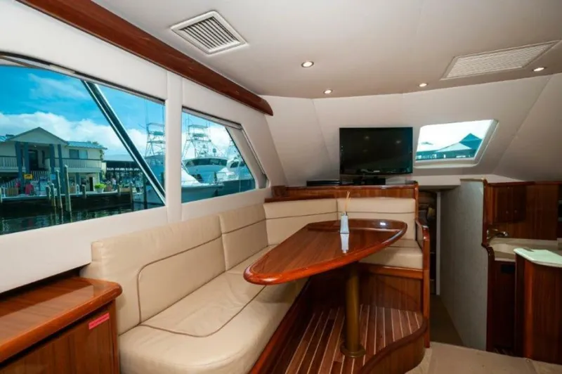 Slide: The Image of 2012 Viking 42 Convertible  Dinette - 5632255