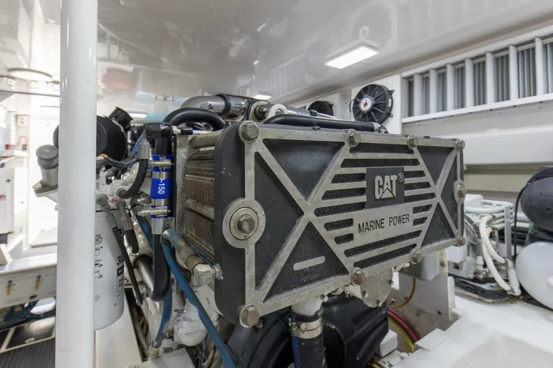 Slide: The Image of 2007 64 Viking Enclosed Bridge Reel Blues Engine Room (5) - 5641956