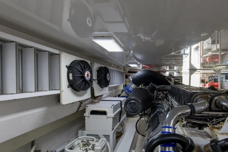 Slide: The Image of 2007 64 Viking Enclosed Bridge Reel Blues Engine Room (8) - 5641957