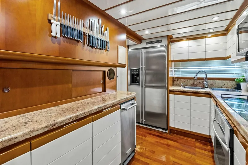 Slide: The Image of 2004 Ferretti 94 Motor Yacht Galley - 5660538