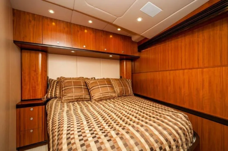 Slide: The Image of 2010 Spencer 57 Convertible- Perra Mala- Master Stateroom - 5649897