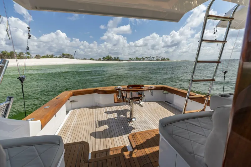 Slide: The Image of 2010 Spencer 57 Convertible- Perra Mala- Cockpit - 5649968