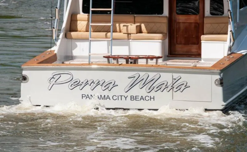 Slide: The Image of 2010 Spencer 57 Convertible- Perra Mala- Transom - 5649935