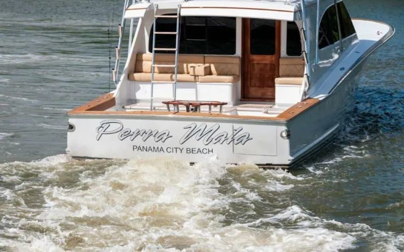 Slide: The Image of 2010 Spencer 57 Convertible- Perra Mala- Transom - 5649936