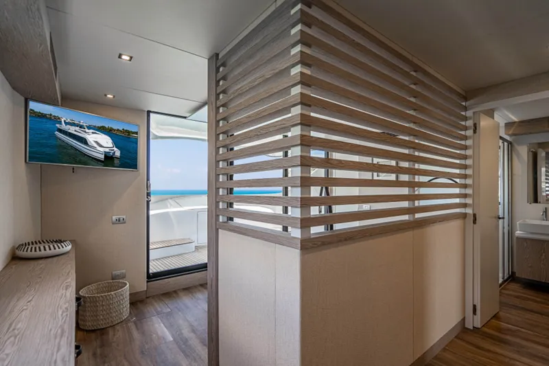 Slide: The Image of 2017 Overblue 58 Powercat Master Stateroom Entry - 5653211