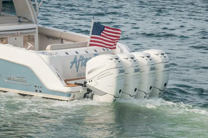 Slide: The Image of 2018 42 Boston Whaler 420 Outrage The Tyder II Engines - 5661226