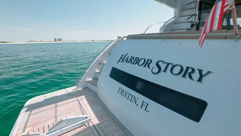 Slide: The Image of 2011 Princess 64 'Harbor Story' - Swim Platform - 5664601
