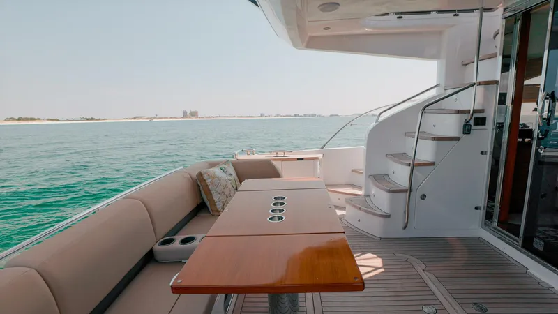 Slide: The Image of 2011 Princess 64 'Harbor Story' - Aft Deck - 5664655