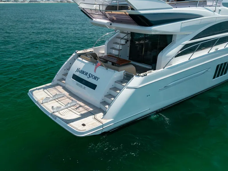Slide: The Image of 2011 Princess 64 'Harbor Story' - Starboard 3/4 Stern - 5664640