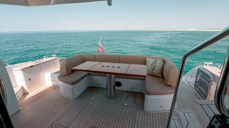 Slide: The Image of 2011 Princess 64 'Harbor Story' - Aft Deck - 5664654