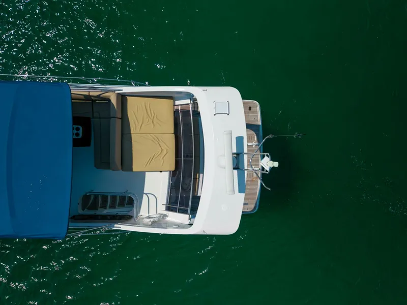 Slide: The Image of 2011 Princess 64 'Harbor Story' - Aerial Stern - 5664643