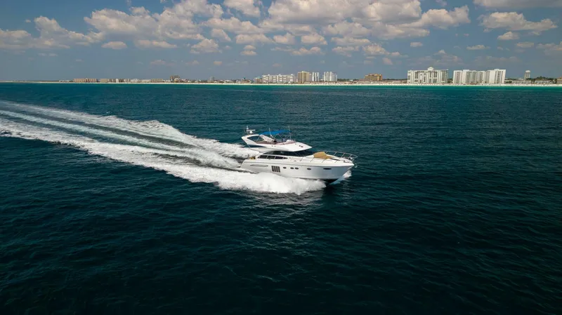 Slide: The Image of 2011 Princess 64 'Harbor Story' - Profile Starboard 3/4 Bow - 5664666