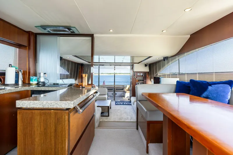 Slide: The Image of 2011 Princess 64 'Harbor Story' - Galley & Dinette - 5664604