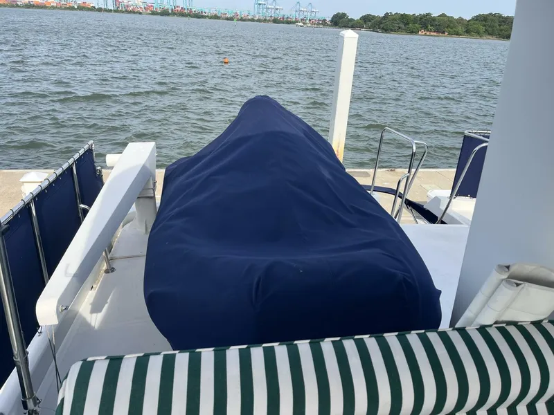 Slide: The Image of 45' Ocean Alexander tender covered - 5666081