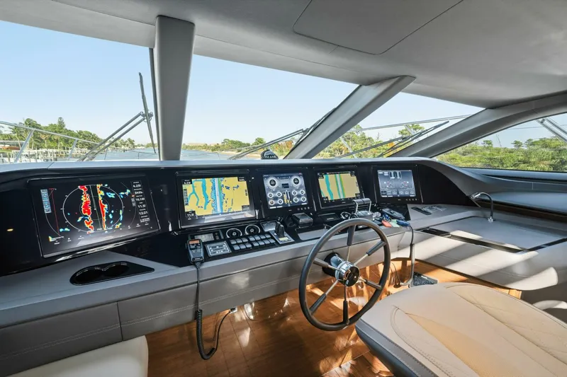 Slide: The Image of Princess Y95 JUST PERFECT -Main Deck Helm 2025 Princess Y95 JUST PERFECT - 5842025