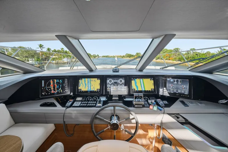 Slide: The Image of Princess Y95 JUST PERFECT -Main Deck Helm 2025 Princess Y95 JUST PERFECT - 5842024