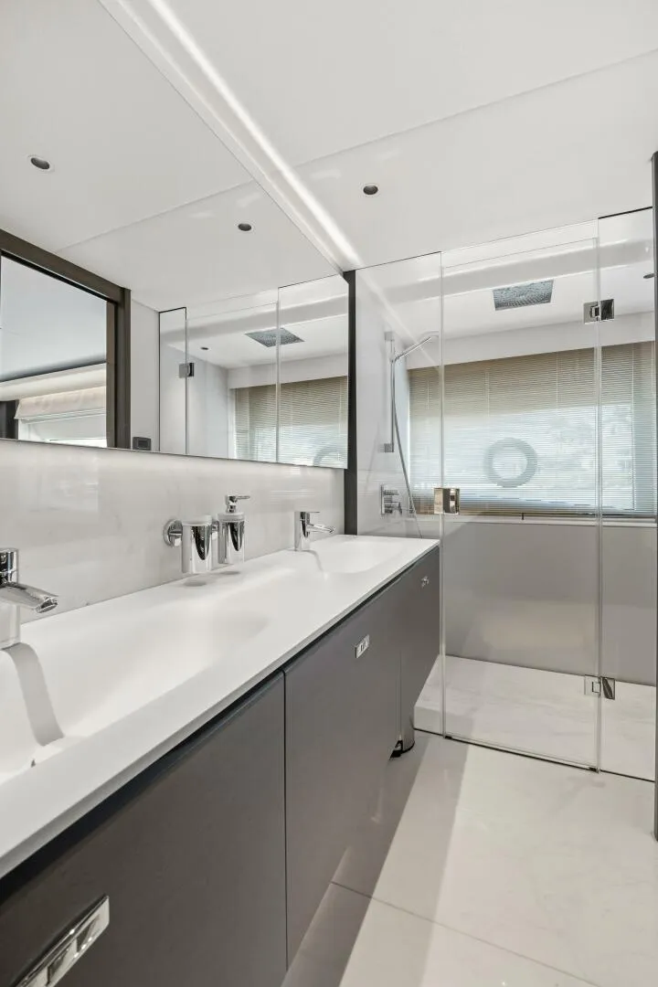 Slide: The Image of Princess Y95 JUST PERFECT - VIP Stateroom Ensuite Head 2025 Princess Y95 JUST PERFECT - 5842072