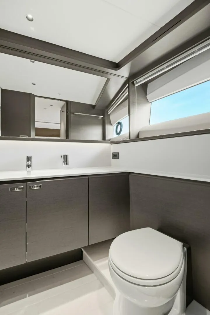 Slide: The Image of Princess Y95 JUST PERFECT - Starboard Stateroom Ensuite Head 2025 Princess Y95 JUST PERFECT - 5842092