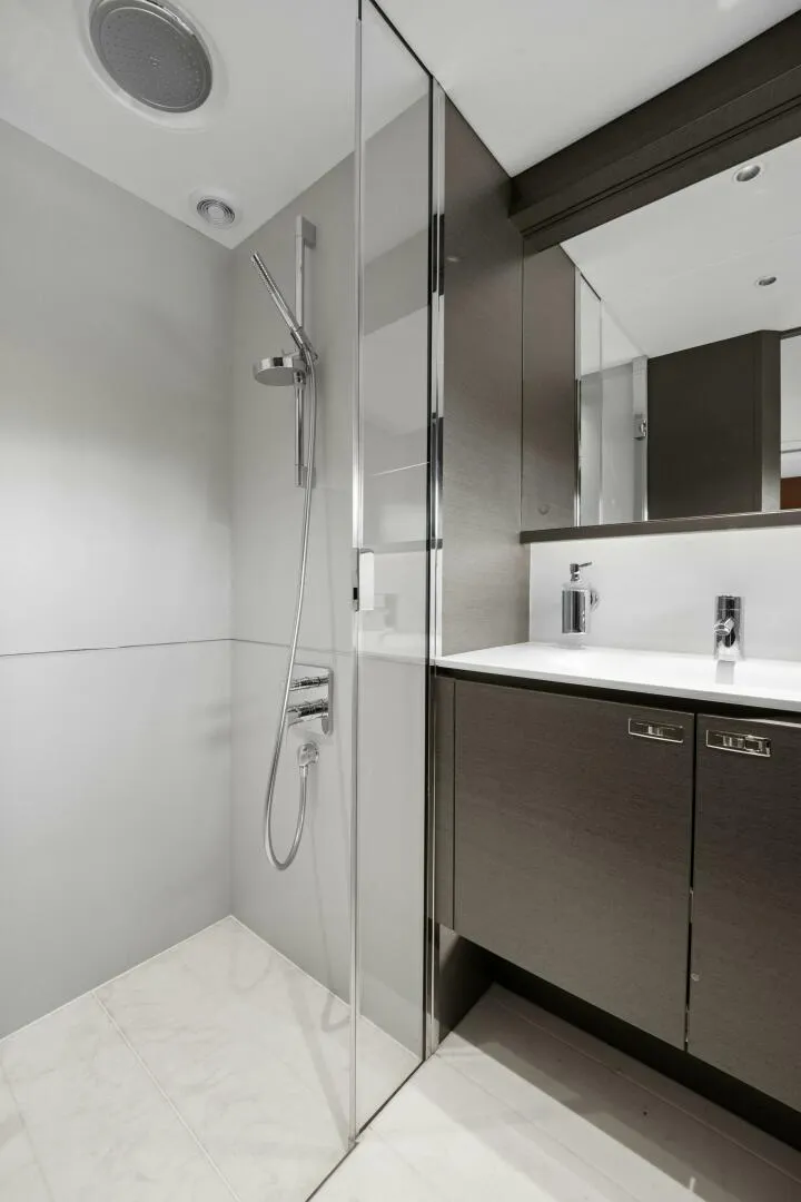 Slide: The Image of Princess Y95 JUST PERFECT - Starboard Stateroom Ensuite Head 2025 Princess Y95 JUST PERFECT - 5842095