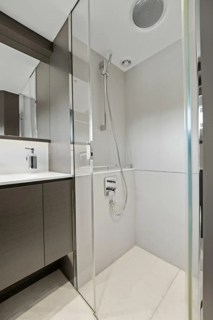 Slide: The Image of Princess Y95 JUST PERFECT - Port Stateroom Ensuite Head 2025 Princess Y95 JUST PERFECT - 5842102