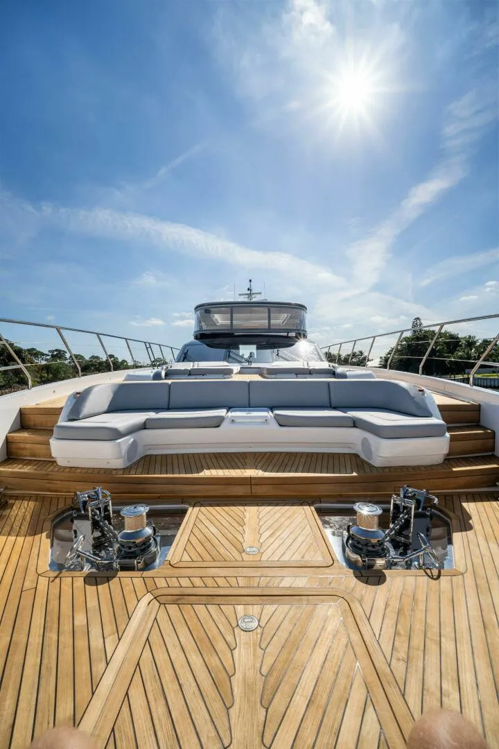 Slide: The Image of Princess Y95 JUST PERFECT - Exterior Bow Seating 2025 Princess Y95 JUST PERFECT - 5842106