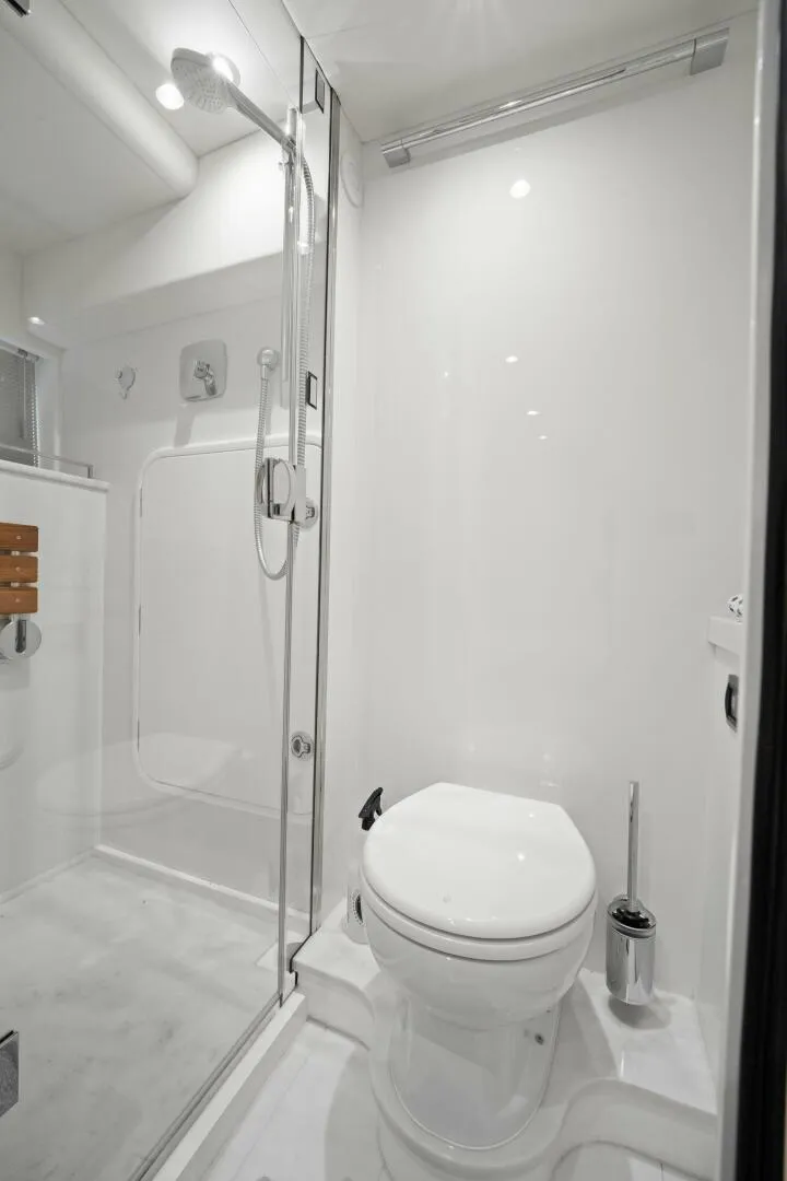 Slide: The Image of Princess Y95 JUST PERFECT - Captain Cabin Ensuite Head 2025 Princess Y95 JUST PERFECT - 5842136