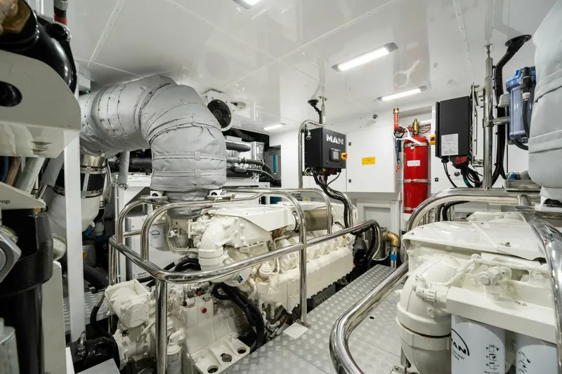 Slide: The Image of Princess Y95 JUST PERFECT - Engine Room 2025 Princess Y95 JUST PERFECT - 5842139