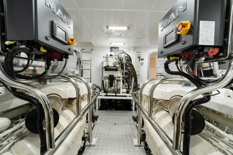 Slide: The Image of Princess Y95 JUST PERFECT - Engine Room 2025 Princess Y95 JUST PERFECT - 5842143