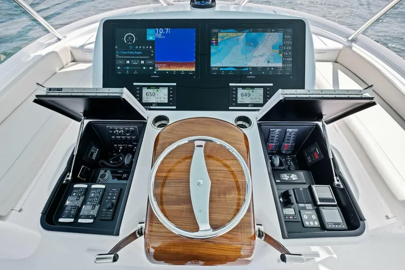 Slide: The Image of 2025 Viking 58 Convertible "Galati Yacht Sales Trade" - 5671156