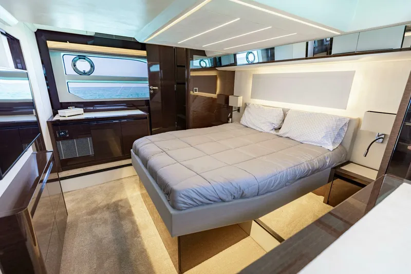 Slide: The Image of 2019 Prestige 590 Fly 'New Heart' - Master Stateroom  - 5681148